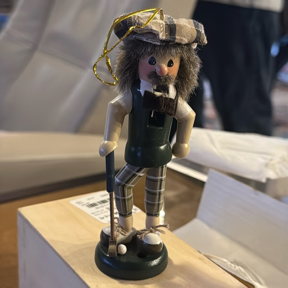 Cute Nutcracker-Golfer Ornament